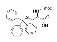 N-[(9H-芴-9-基甲氧基)羰基]-S-(三苯基甲基)-D-半胱氨酸，98%（HPLC)